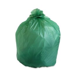 Stout Compostable Trash Bags,48Gal,.85ml,42"x48",40/BX,Green